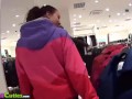 MallCuties Brunette fucked on railway track