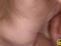 Bigtitted brit roughfucked before facial