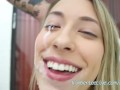 Busty Teen Kimber Lee Loses Video Game Bet Gets Face Fucked Facial!
