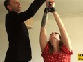 British submissive Ava Austen facefucked hard