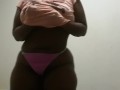 Chocolate sexy Bbw dancing and jiggling ass
