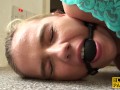 Gagged english sub spanked and throatfucked