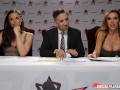Nikki Benz & Tori Black judging blowjob skills in DPStar 3 Audition Ep 3