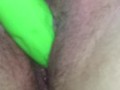 Wet Pussy - Green Toy --