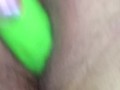 Wet Pussy - Green Toy --