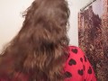 Hair Journal: Combing Long Curly Strawberry Blonde Hair - Week 15 (ASMR)