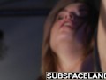 BDSM Hardcore fuck for nasty cum craving teen slave tied up and fucked