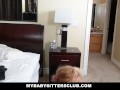 ❤️MyBabySittersClub - Horny Blonde Babysitter Fucks Older Boss
