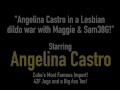 Angelina Castro in a Lesbian dildo war with Maggie & Sam38G!