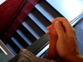 Wanking in a public staircase