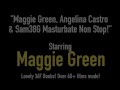 Maggie Green, Angelina Castro & Sam38G Masturbate Non Stop!