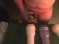 Banging my fleshlight doggystyle standing up