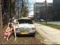 teen gets anal fucked from taxi driver