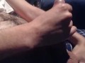 me wanking my decent dick :)