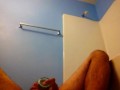 Anal bottle and eating own cum