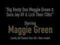 Big Busty Duo Maggie Green & Sara Jay 69 & Lick Their Clits!