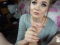 Miss Banana -Swedish girl gets very sloppy sucking her boyfriends huge cock