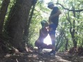 Real sex in the forest with Sasha Bikeyeva