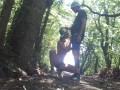 Real sex in the forest with Sasha Bikeyeva