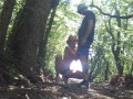 Real sex in the forest with Sasha Bikeyeva