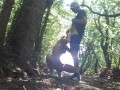 Real sex in the forest with Sasha Bikeyeva