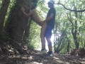 Real sex in the forest with Sasha Bikeyeva