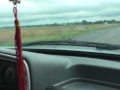 Sexy MILF stopped car, fingers masturbates wet pussy. Random passerby watches. Public masturbation