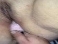 Fiance fucking my tight bbw pussy with a big dildo (PT2)