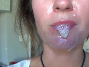 Camilla Moon - Sperm on my face.