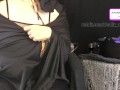 witch milf pumps milk from huge tits to finish potion