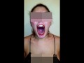 Girl Huge Mouth & Long Tongue