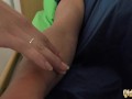 Grandpa at the doctor fucks hot young nurses in old young threesome porn