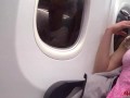 Airplane fuck. Mile High Club. Mia Bandini