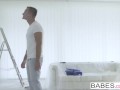 Babes - Stepmom and daughter share the painter cock