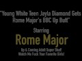 White Jayla Diamond Gets Rome Major's BBC Up Butt