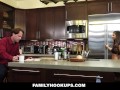 stepfamily Hookups- Horny stepdaughter Offers stepdad Handjob