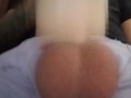 Big Full Balls Bouncing While I Fuck Fleshlight Pussy