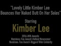 Lovely Little Kimber Lee Bounces Her Naked Butt On Her Soles