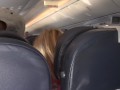 Peeing in the airplane