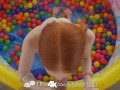 Tiny4k Small breasted ginger Dolly Little fucked after ball pit fun