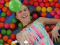 Tiny4k Small breasted ginger Dolly Little fucked after ball pit fun
