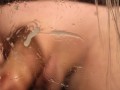 Sniffing panties, cumshot and cumplay on mirror