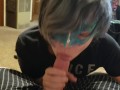  emo slut strips, grinds, and teases cock