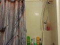 Shower Rinse and Rub with Uncircumcised Cock