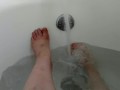 Feet Soaking In Bath