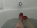 Feet Soaking In Bath