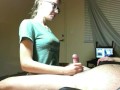 Innocent Cute Teen Girl Next Door Edging Handjob Blowjob Part 1