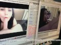 Epic Facial! Blowjob Camshow Ends Properly