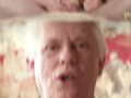 Surprise threesome for rich old man from teen girlfriend