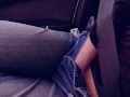 Phone clip DONT TRY THIS! Girlfriend has two orgasms while boyfriend drives